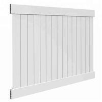 Panneau de clôture de jardin en PVC de haute sécurité Clôture de confidentialité extérieure blanche Service de modélisation 3D inclus