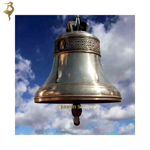 Metal colgante grande al aire libre antiguo bronce Iglesia campana para la venta religiosa bronce campana para el templo de la Iglesia - Product Image 4
