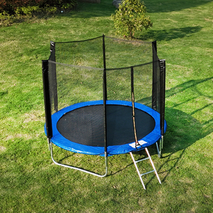 <span class=keywords><strong>Trampoline</strong></span> de divertissement familial pour enfants en plein air en acier inoxydable renforcé de <span class=keywords><strong>8</strong></span> <span class=keywords><strong>pieds</strong></span> - Product Image 2