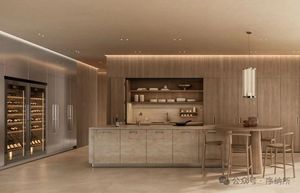 Gabinete de Cocina de Alto Brillo con Acabado Acrílico y Bordes Sin Juntas para un Diseño Moderno y Minimalista, Fácil de Limpiar - Product Image 1