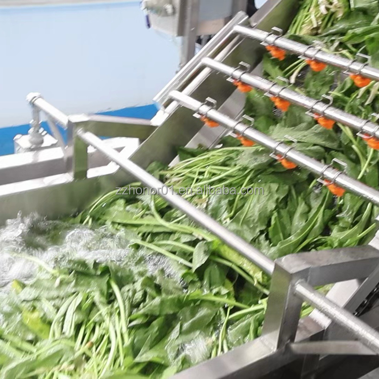 Industrial Vegetable Washing Machine With Air
