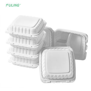 Microonde MFPP usa e getta Take <span class=keywords><strong>Out</strong></span> rettangolo Clamshell 993 plastica Take Away contenitore incernierato con coperchi - Product Image 3