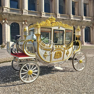 2025 Full Royal Horse Carriage Sightseeing Limousine English Style Horse-drawn Carriage Sightseeing Electric Horseless Carriage - Product Image 4