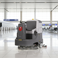 Nettoyeur de sol électrique autoporté CleanHorse X6 pour centre de conférence 4800m²/h 24V100Ah 1000mm Lame de lavage 600W Aspiration 2200W 70dB