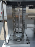 Grille à kebab électrique automatique grande capacité, machine à shawarma commerciale pour restaurant