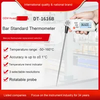 Thermomètre RTD de laboratoire de haute précision 0.1 ° C précision ABS matériel personnalisé OEM Support chimique Standard Rod DT-1616 CEM