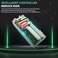 Lijadora Orbital Rotativa de 400W, sin Escobillas, 6 Velocidades, Herramienta Eléctrica para Trabajos de Carrocería