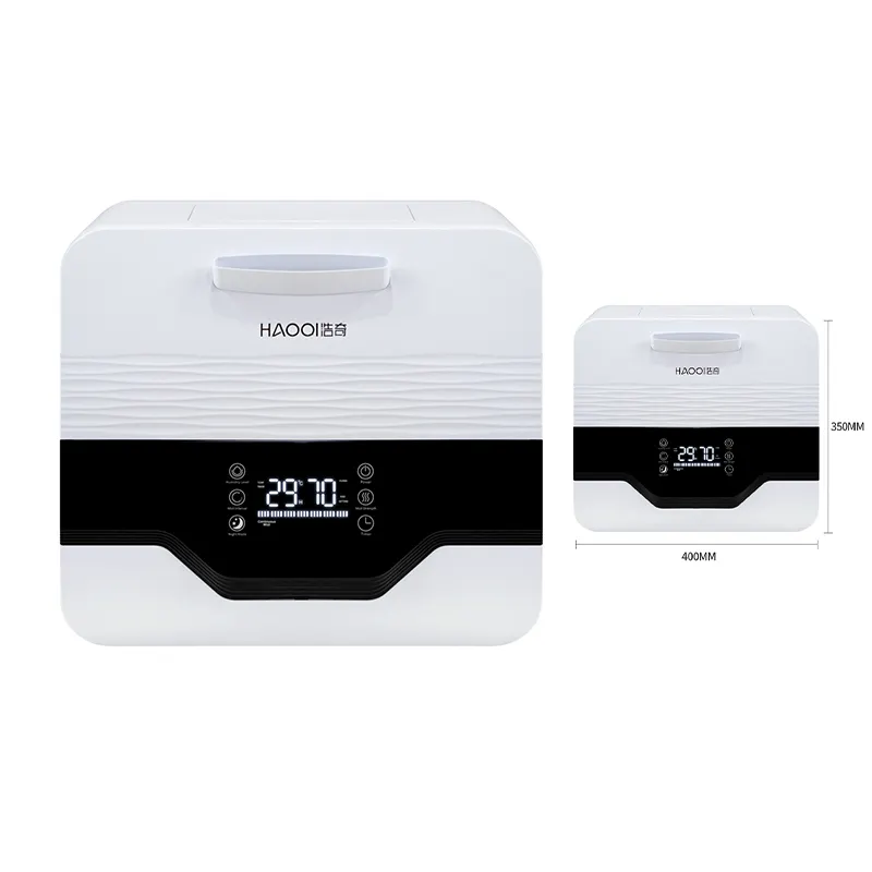 5L Electric Ultrasonic Cool Mist Humidifier with Remote Control Touch Screen & APP Wall-Mounted for Home & Hotel Use