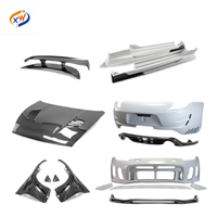 Pour Nissan 370Z : Pièces de mise à niveau en fibre de carbone style Devil Z34 Varis – Pare-chocs avant et arrière, spoiler, capot, garde-boue, aileron arrière