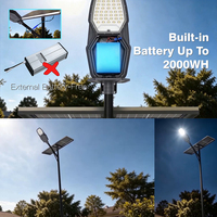 Farola Solar de Alta Resistencia de 500w para Exteriores, Iluminación de Seguridad para Carreteras Urbanas