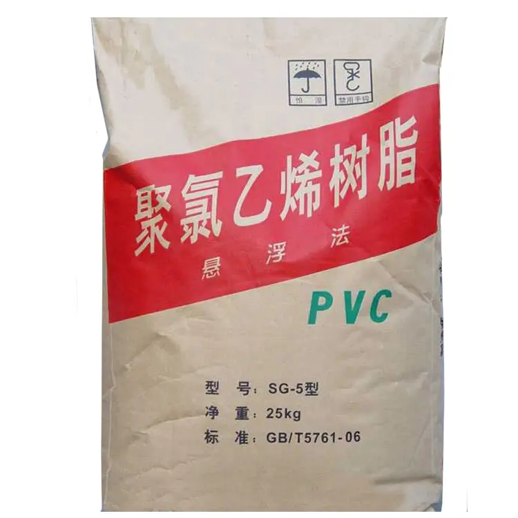 Cloruro de polivinilo en polvo blanco de materia prima de resina de Pvc de alta calidad