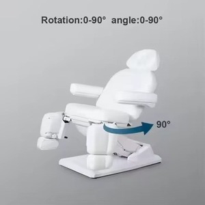 Chaise de pédicure électrique en PVC professionnel avec jambe fendue pour Salon Spa Gym Chambre extérieure-Équipement de beauté en gros - Product Image 3