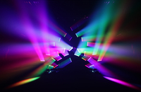 Barre lumineuse LED Pixel Blade 7X15W RGBW 4 en 1, tête mobile, faisceau
