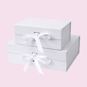 Custom Black Magnetic Folding Gift <b>Box</b> With Ribbon Clothing Shoes Cosmetic Paper Packaging <b>Box</b> - Product Image 4