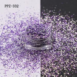 PPZ-340バブルキラキラキラキラキラキラ虹色マジックバンプ形状効果マルチサイズグリッター樹脂アートスライムタンブラー用 - Product Image 6