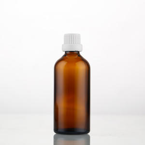 Vente en gros rechargeable 15ml 50ml 100ml bouteille cylindrique en verre de Boston bouteille en verre d'huile essentielle cosmétique ambre avec couvercle à vis - Product Image 6