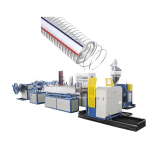 PVC Pipe Suction Hose Extrusion Line Spiral Reinforced Hose Production Line Pipe Extrusion Machine