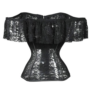 Di modo Delle Donne di New Prospettiva Cardigan Che Modella il Merletto di Alta Qualità Del Corsetto Top - Product Image 5