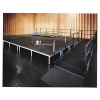 Podio portátil de aluminio de alta resistencia, plataforma de escenario profesional para conciertos y bodas, precio bajo