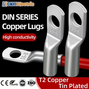 Cnxi nén dài thùng Lugs din46235 điện pin thiết bị đầu cuối dây cáp đồng một lỗ nối Lugs uốn thiết bị đầu cuối - Product Image 1