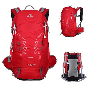 Mochila de escalada grande à prova d' água, para atividades ao ar livre, masculina e feminina, camping, bolsas de viagem, com capa de chuva