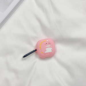 Étui de protection en silicone pour écouteurs en caoutchouc <span class=keywords><strong>dinosaure</strong></span> 3D pour Samsung Galaxy Buds 2 pro/Buds 2/Buds Pro/buds Live Cover Hook - Product Image 4