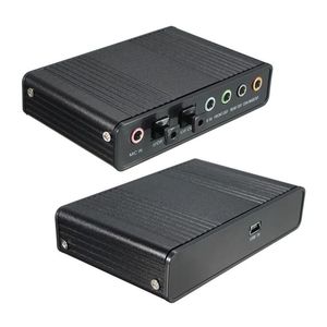 Adaptador de Tarjeta de Sonido Externa USB de 6 Canales 7.1/5.1 Surround Óptico <span class=keywords><strong>S</strong></span>/<span class=keywords><strong>PDIF</strong></span> - Product Image 1