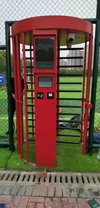 High Security Full Height Turnstile With Ticket Access Control Management System QR Code Rfid Reader For Stadium Amusement Park