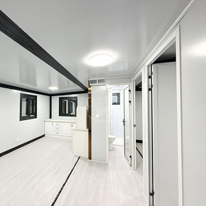 Chambre de conteneur préfabriquée extensible de haute qualité, 20 pieds, avec 2 chambres, portable, mobile, petite famille - Product Image 5