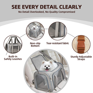 Housse de siège écologique <span class=keywords><strong>pour</strong></span> chien et chat Cage de sac de voiture personnalisée lavable et étanche OEM ODM - Product Image 4