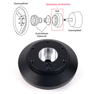 Aluminum Alloy Wheel <b>Spacer</b> 16-20 Inch 5 Hole 114.3mm PCD Black For Retrofit Upgrade - Product Image 2