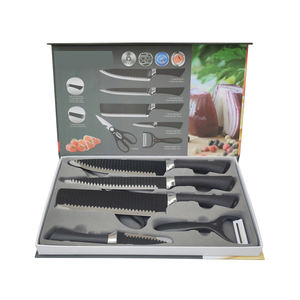 Juego de 6 Cuchillos de Cocina de Acero Inoxidable con Revestimiento Antiadherente - Product Image 3