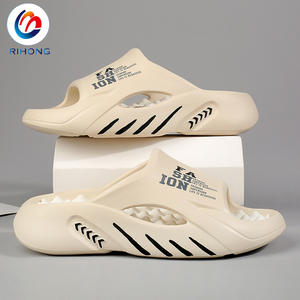 Alta calidad verano OEM logo hombres Eva zapatillas deportivas <span class=keywords><strong>sandalias</strong></span> deslizantes playa <span class=keywords><strong>suela</strong></span> blanda zapatos planos - Product Image 3