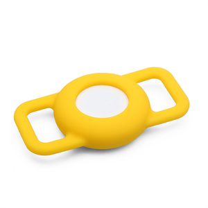 LeYi funda protectora para perro mascota <span class=keywords><strong>Collar</strong></span> para Air tag Holder Anti Lost a prueba de golpes GPS Tracker AIR Bow Cat Cover TAG Case - Product Image 5