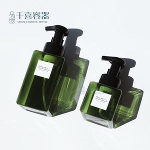 ขวดโฟม PETG สี่เหลี่ยม ขนาด 250 มล. 450 มล. 650 มล. สำหรับใส่เจลแอลกอฮอล์ล้างมือ มูสล้างหน้า ขวดจ่ายโฟม - Product Image 2