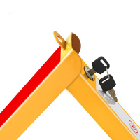 Barrière de stationnement pliable Anti-pression, en forme de triangle, cadenas pour le stationnement, YH2054
