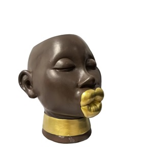 Hotsell Résine Artisanat Artificielle Femmes avec <span class=keywords><strong>Sexy</strong></span> Lèvres Vase Sculpture Plante Fleur Résine vases décor Fleur jardin pots & jardinières - Product Image 6