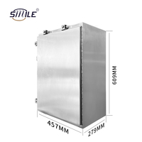CHNSMILE Boîtier de jonction électrique extérieur personnalisé en acier inoxydable 316 et aluminium IP67, boîte de protection au sol pour distribution d'alimentation