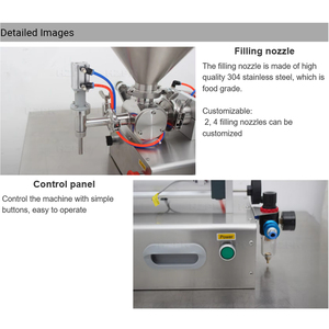 HZPK Filling Machine Automatic Cosmetic Lotion High Viscous Paste Liquid Jam Sauce Butter Electric Paste Filling Machine - Product Image 2
