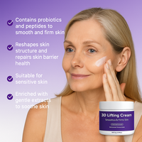 Crème 3D liftante et raffermissante anti-âge à la vitamine C pour usage diurne – Nourrit en profondeur, réduit les ridules, booste l'élasticité pour tous types de peau
