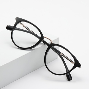 Của nam giới đen vòng TR90 Kính mắt hợp nhất giản dị giải trí Vibe với trọng lượng nhẹ thoải mái & kim loại dấu cho dễ dàng hàng ngày phong cách - Product Image 1