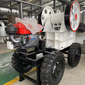 Мини щековая дробилка PE250 * 400 цена мобильная дробильная станция горнодобывающая техника бетонная дробилка - Product Image 4