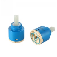 Noyau de valve pour robinets de salle de bain et de cuisine, rotation inversée de 35 mm, noyau de valve en céramique pour mélange d'eau chaude et froide