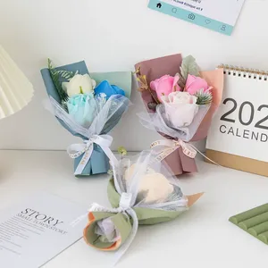 9 styles <span class=keywords><strong>de</strong></span> décoration romantique, cadeau, amour éternel, savon parfumé, mini <span class=keywords><strong>bouquet</strong></span> <span class=keywords><strong>de</strong></span> roses pour la Saint-Valentin, cadeau <span class=keywords><strong>de</strong></span> mariage et ornement quotidien - Product Image 2