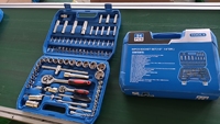 Jeu de douilles multifonctions 94 pièces, 1/4 ", 3/8 ", 1/2 ", acier CR-V, clé à cliquet, kit d'outils combinés, réparation automobile