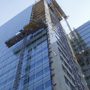 GJJ SCP160 a due livelli a colonna singola a doppio piano constructlon piattaforma di sollevamento 1.6T strato di decorazione della parete esterna - Product Image 5