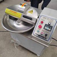 Máquina Multifunción para Picar Carne de 20L, Rendimiento de 100 Kilos por Hora, Emulsionador de Pollo y Res, Dispositivo de Procesamiento Pequeño