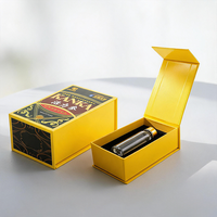 Boîtes en carton rigides personnalisées avec impression de logo et pelliculage brillant pour parfums, cosmétiques, produits de santé, cadeaux, avec couvercle magnétique