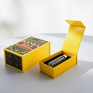 Boîtes en carton rigides personnalisées avec impression de logo et pelliculage brillant pour parfums, cosmétiques, produits de santé, cadeaux, avec couvercle magnétique - Product Image 1