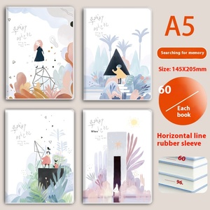 Thấp moq nhanh chóng vận chuyển B5 nhựa tay áo bìa cứng máy tính xách tay 100 sheets 200 trang nhỏ tươi thiết kế đơn giản cho các trường Cao Đẳng - Product Image 6